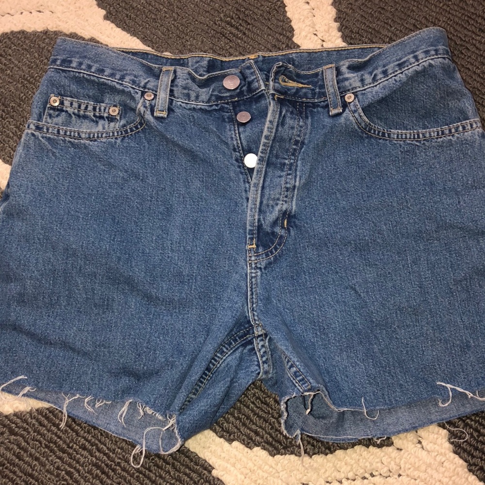 Mom jean shorts